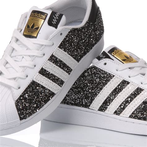 adidas superstar zwart goud glitter|adidas superstar dames sneakers.